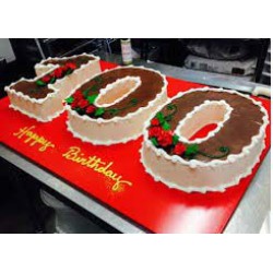100 Number Customize  Cake