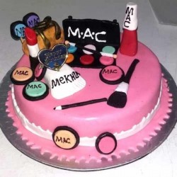 Cosmetics Theme Cake