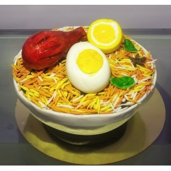 Chicken Biryani Theme Cake
