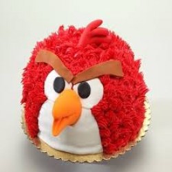 Angry Bird Theme Cake