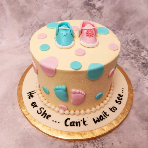 Baby Feet Theme Cake