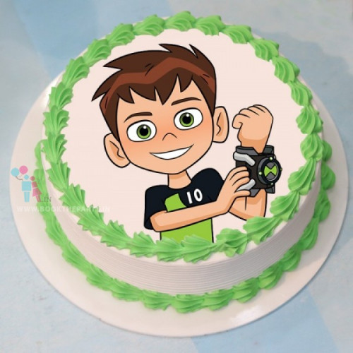 Ben10 Round Cake