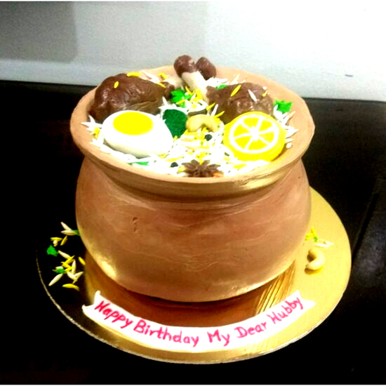 How to make biryani pot cake,cake for food lovers,foodies theme cake, biriyani theme cake,tamil. - YouTube