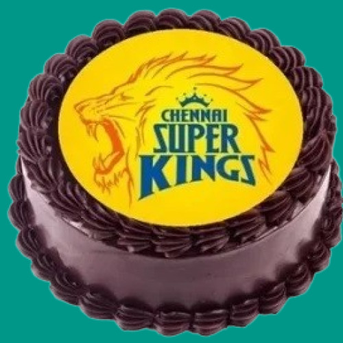 CSK IPL Theme Cake