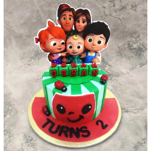 Cocomelon Theme Cake