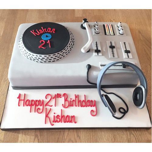 DJ Deck Cake 