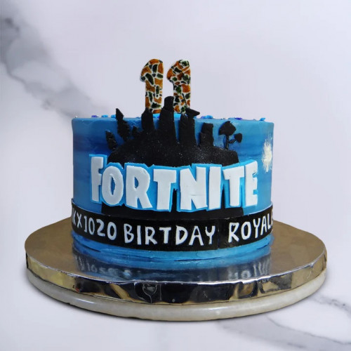 Fortnite Theme Cake