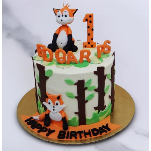 Fox Animal Cake Fox Animal Cake