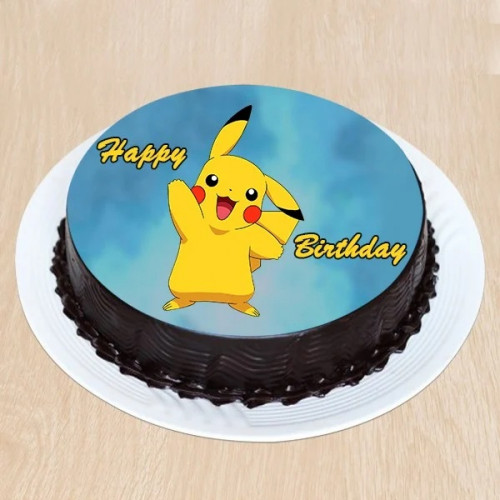 Happy Pikachu Cake 