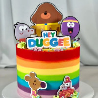 Hey Duggee Theme Cake