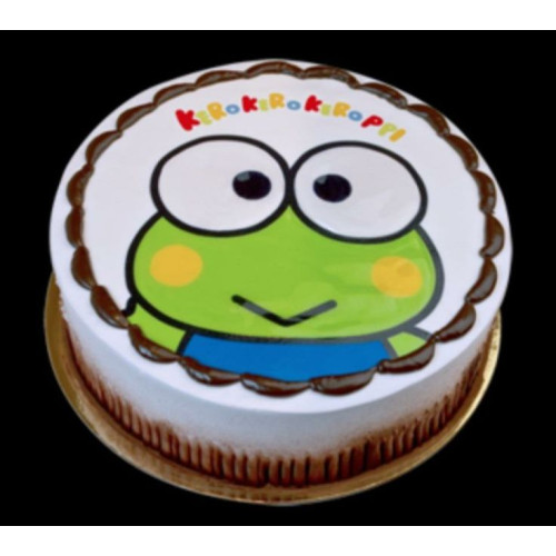 Keroppi Photo Cake Keroppi Photo Cake