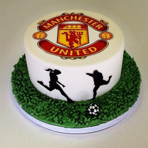 Manchester United Theme Cake Manchester United Theme Cake