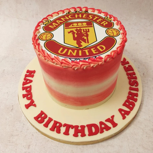 Manchester Theme Cake Manchester Theme Cake