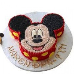 Mickey Mouse Face Cake