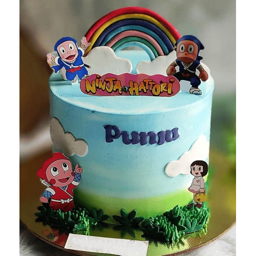 Ninja Hattori Cake Ninja Hattori Cake