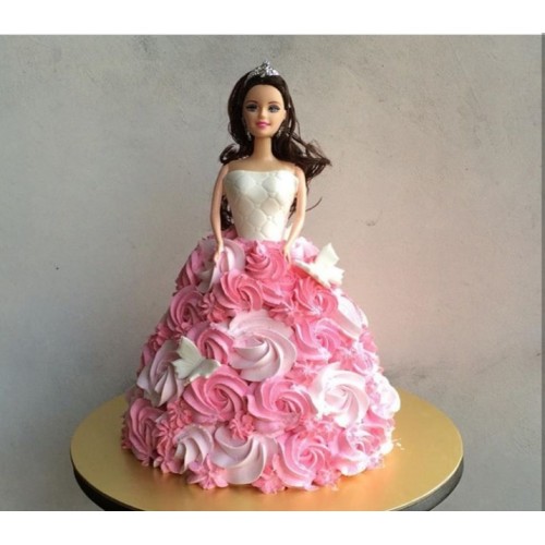 Barbie Doll Yummy Cake