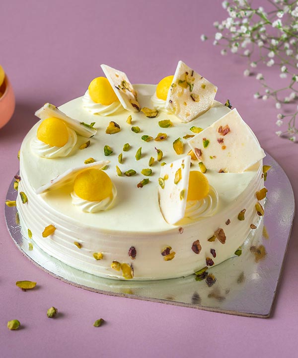 Order Delicious Rasmalai Cake online  free delivery in 3 hours  Flowera