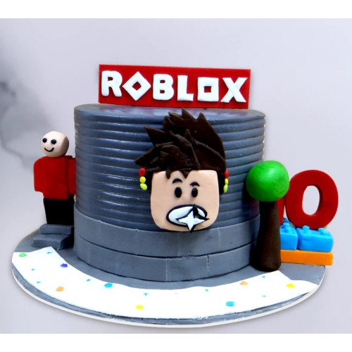 Roblox Theme Cake 