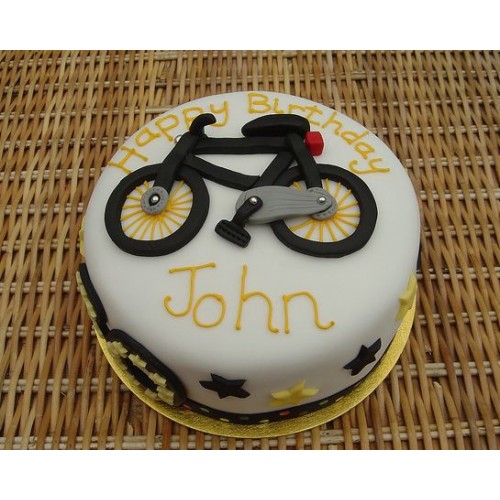 Bicycle Theme Cake