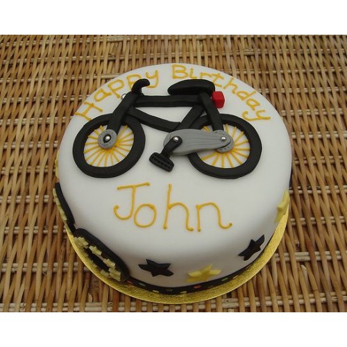 Bicycle Theme Cake