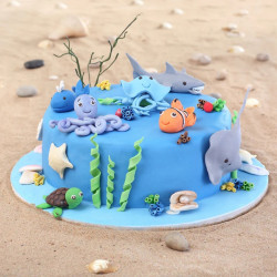 Sea Animals Cake