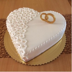 Ring Heart Cake