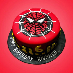 Spiderman Birthday Cake