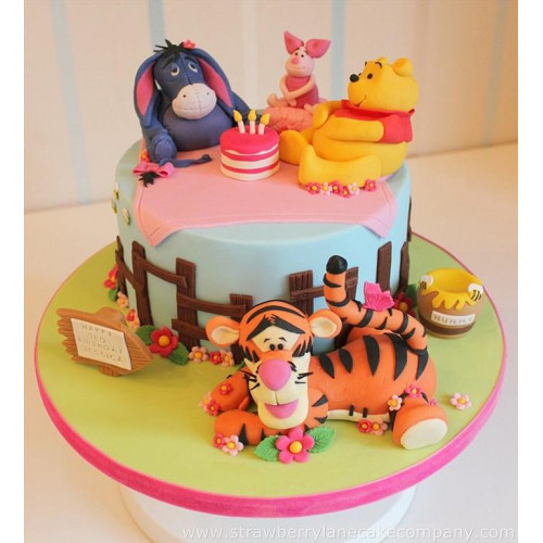 Winnie The Pooh N Friends Cake Winnie The Pooh N Friends Cake