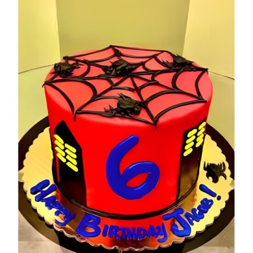 Spidy Birthday Cake