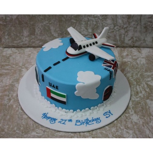 Aeroplane Sky Cake