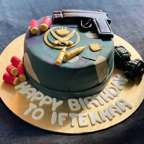 Army Theme Cake