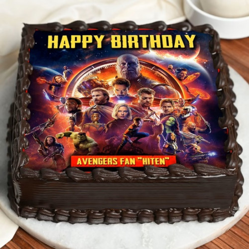 Avengers Power Cake