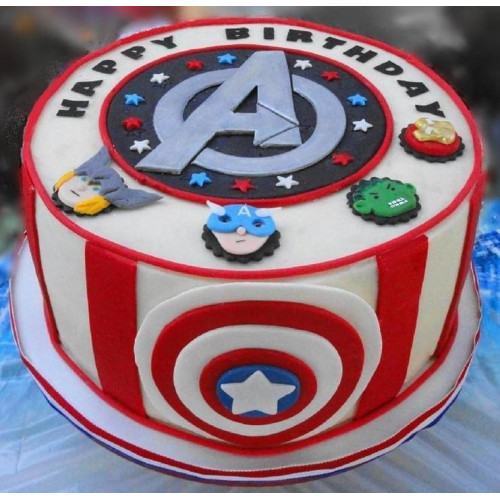 Avengers Superhero Cake