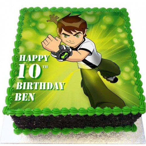 Ben10 Cartoon Cake Ben10 Cartoon Cake