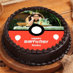 Birthday Photo Cake