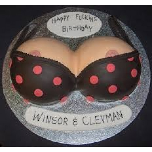 Black Bra Cake