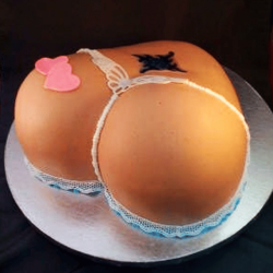 Booty Bachelorette Cake