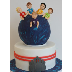 Bowling Ball Cake