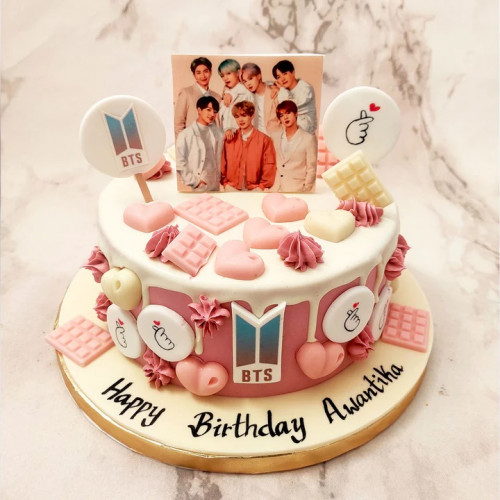 BTS Birthday Cake BTS Birthday Cake