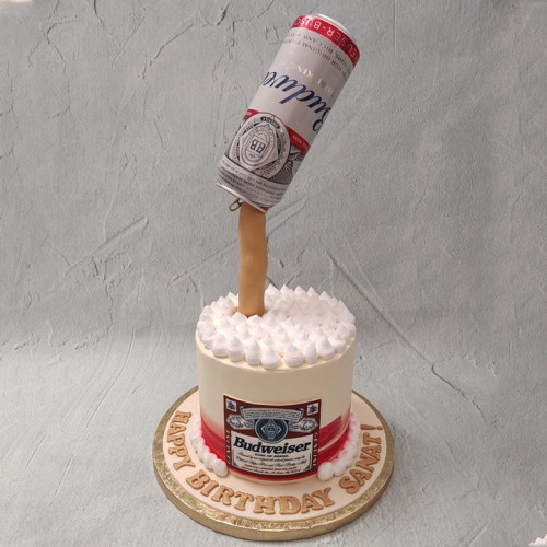 Budweiser Beer Cake