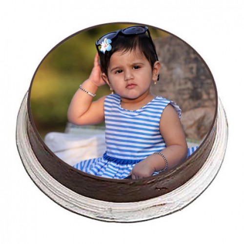 Cutie Chocolate Photo Cake Cutie Chocolate Photo Cake