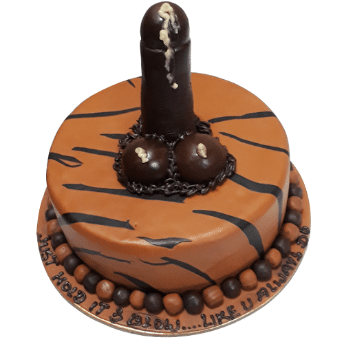 Black Penis Cake