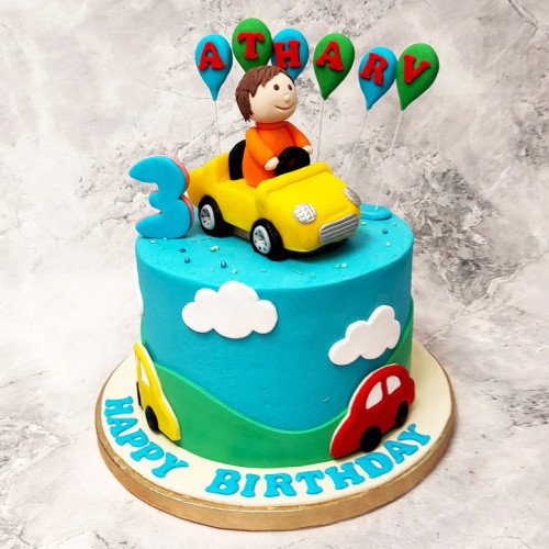 Cartoon Car Cake