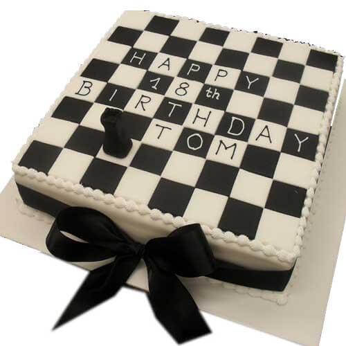 Chess Game Cake