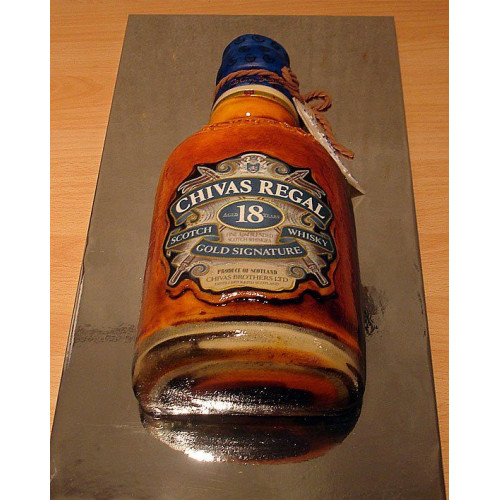Chivas Regal Bottle Cake Chivas Regal Bottle Cake