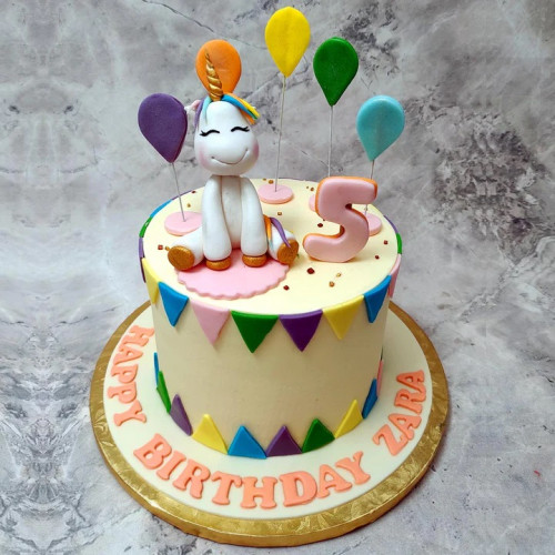Colorful Unicorn Cake Colorful Unicorn Cake