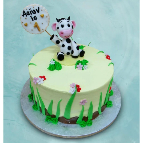 Cow Theme Cake Cow Theme Cake