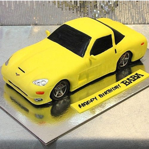 Kids Car Theme Cake