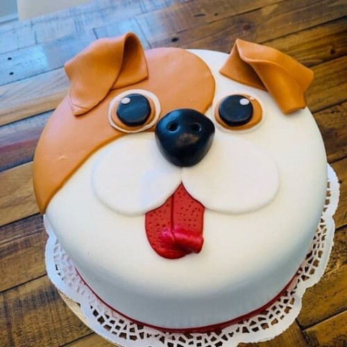 Dog Theme Cake 