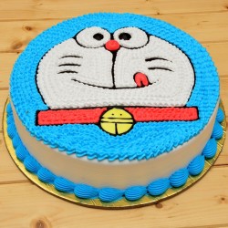 Doraemon Face Cake